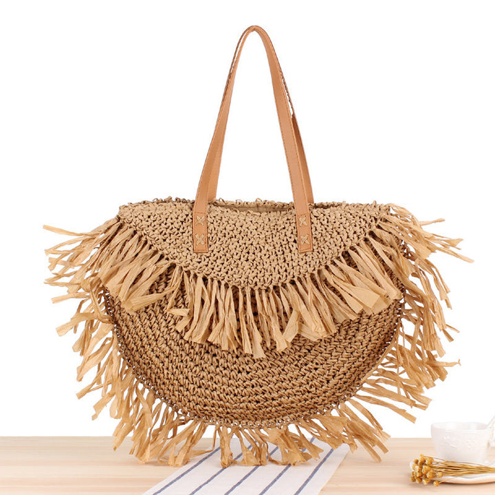 Bast crossbody bag with fringed design Stornfield