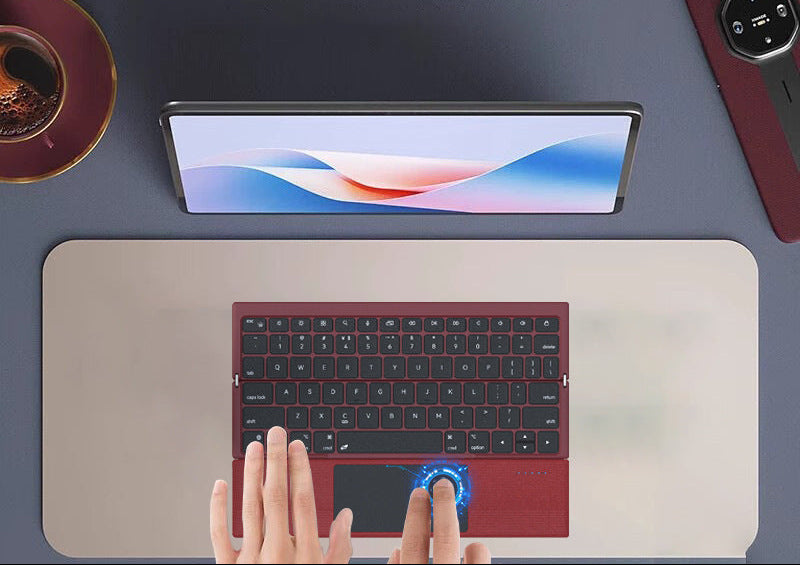Compact Wireless Keyboard with Touchpad Stornfield