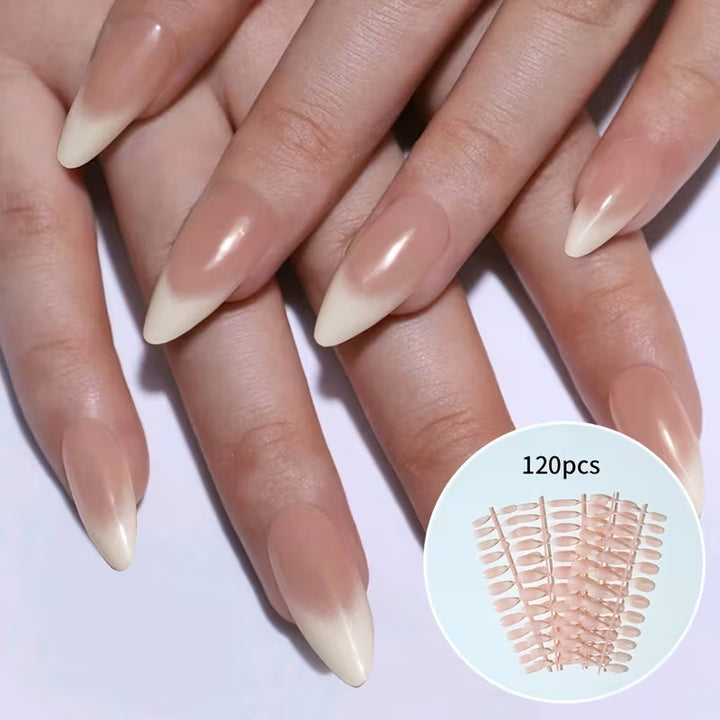 Premium Long-Lasting Almond Shaped Nail Tips Stornfield