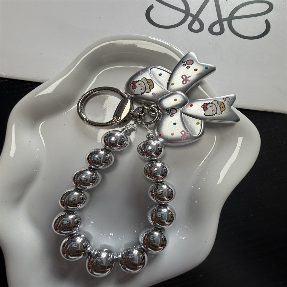 Playful Beaded Keychain Holder Stornfield