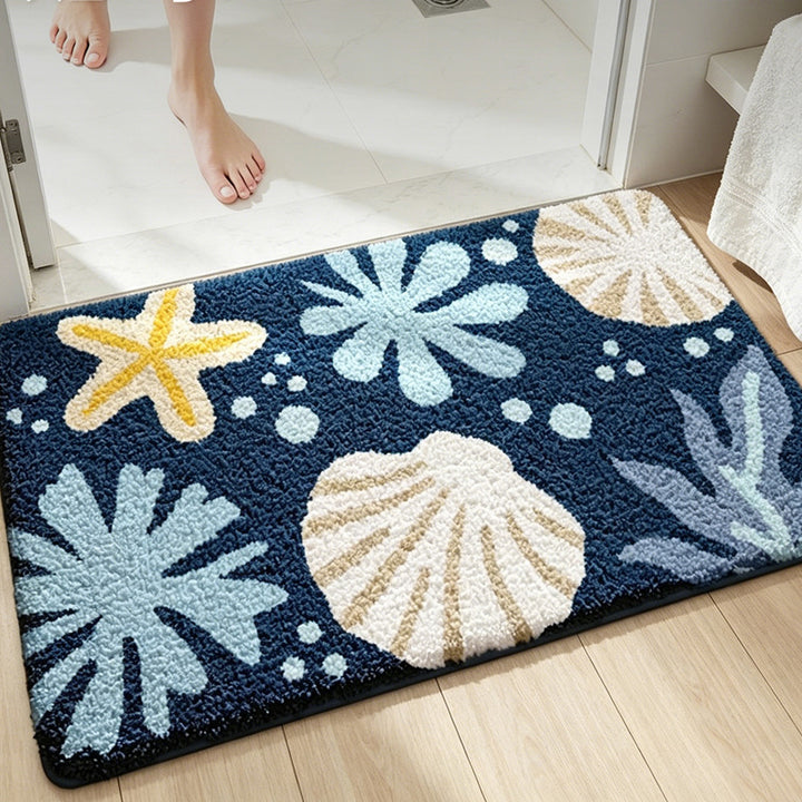 Funny Shark-Themed Bath Mat