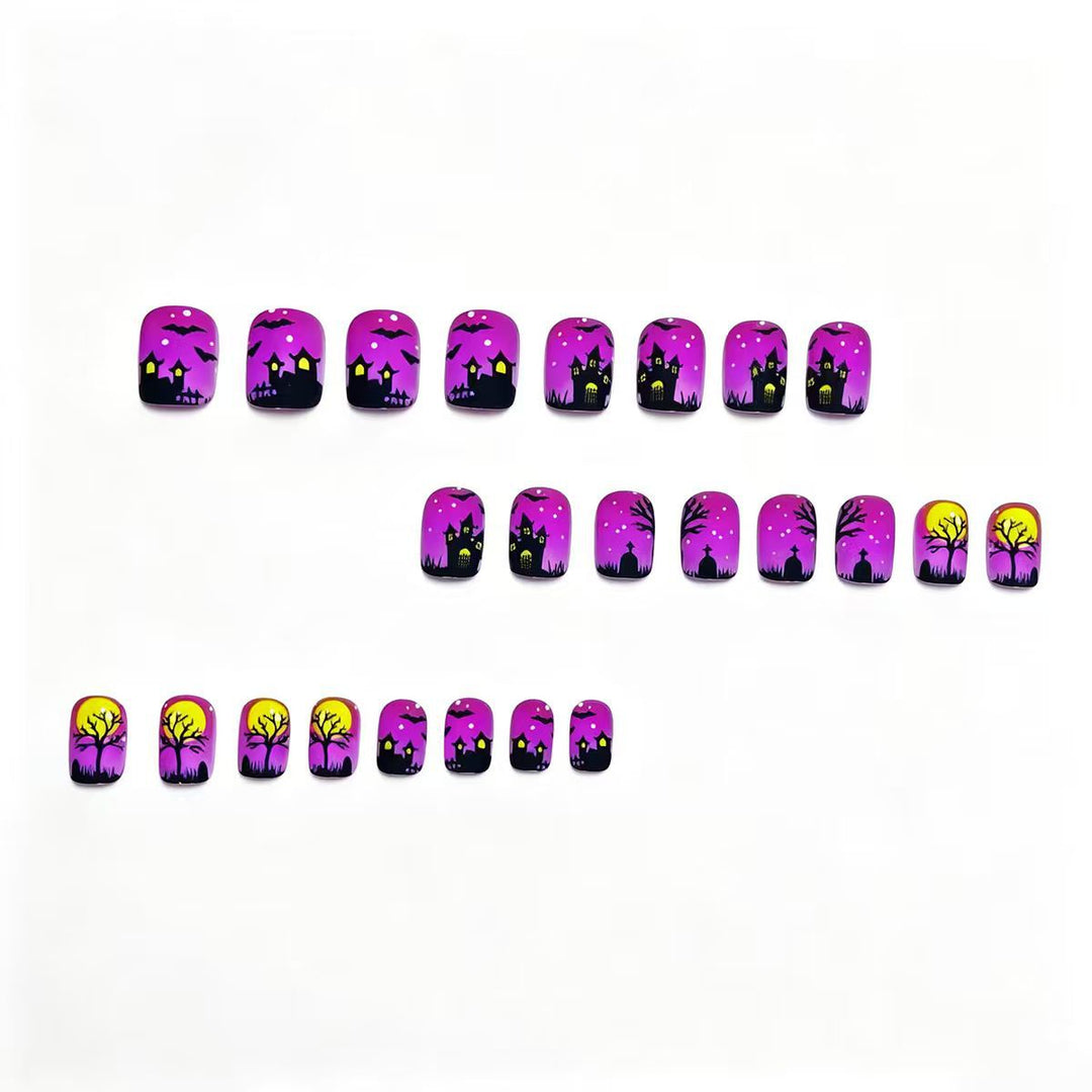 Artificial nails with creepy Halloween motif Stornfield
