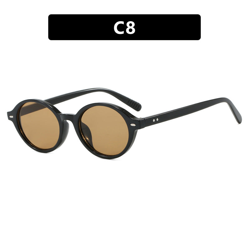Women's round sunglasses with modern design and polarized lenses Stornfield