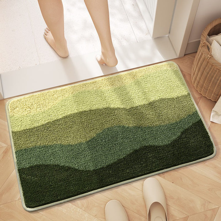 Whimsical Rainbow Bath Mat