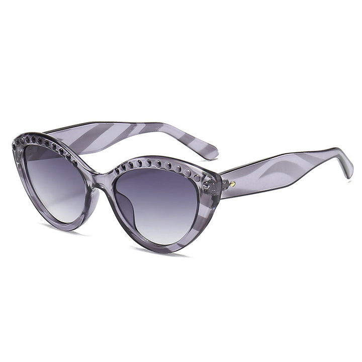 Women Cat-Eye Sunglasses with Glittering Details Stornfield