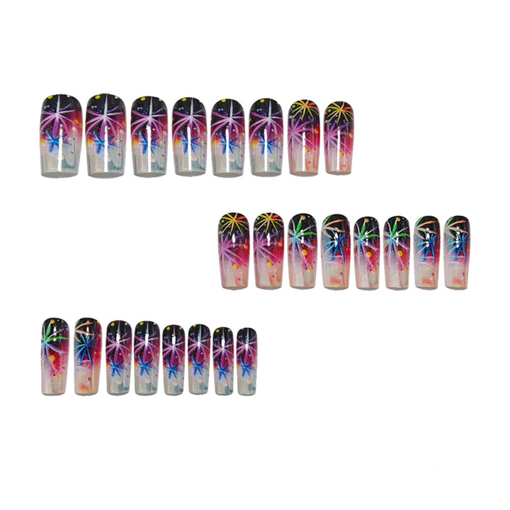 Art nails with graphic 3D design Stornfield