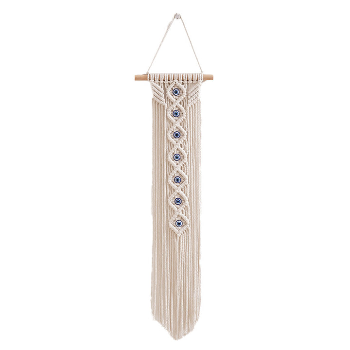 Macrame Decorative Wall Hanging with Eye Design Stornfield