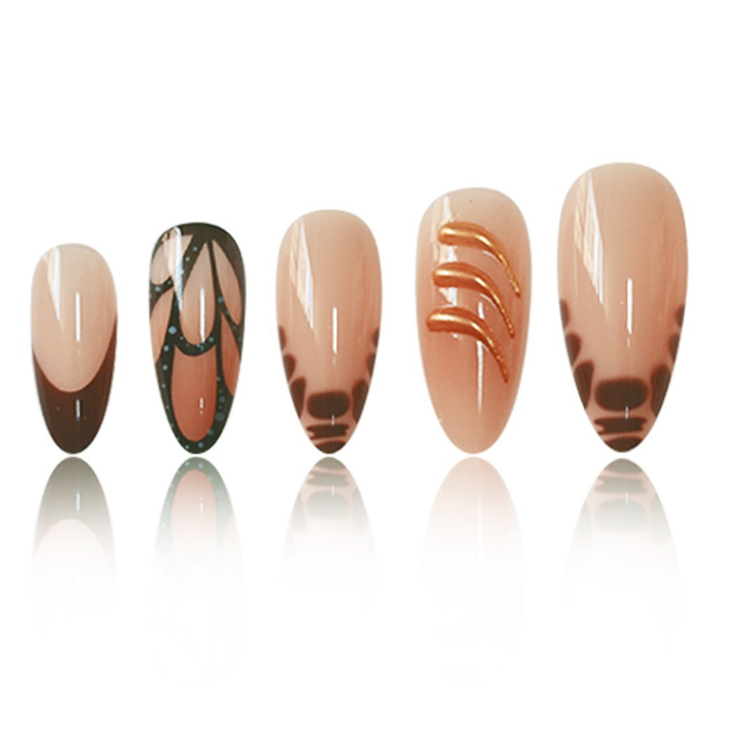 Chic Decorative Press-On Nail Art Stornfield