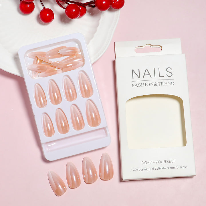 DIY Natural Finish Press-On Nail Set Stornfield 1787225130