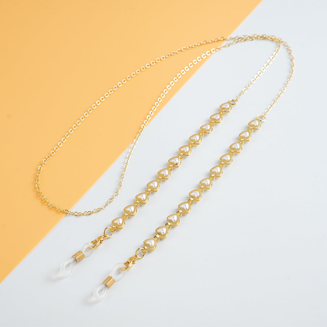 Elegant Pearl-Linked Eyewear Chain Stornfield