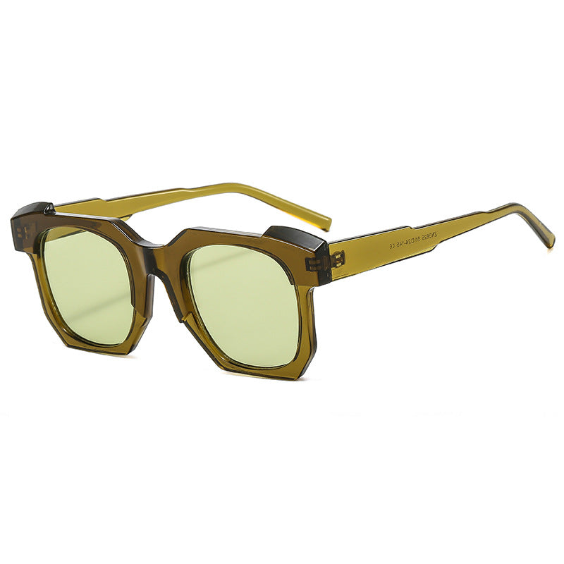 Women's fashionable sunglasses in square design with contrasting frame Stornfield