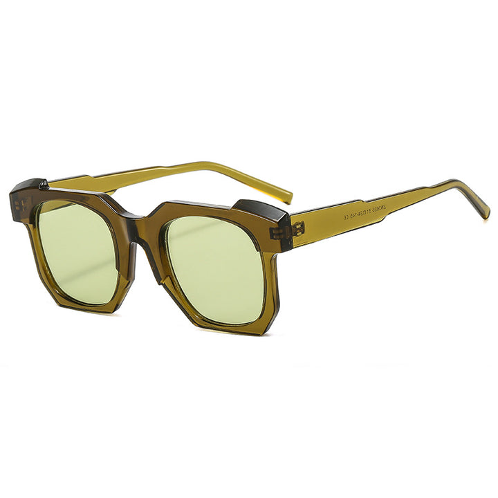Women's fashionable sunglasses in square design with contrasting frame Stornfield