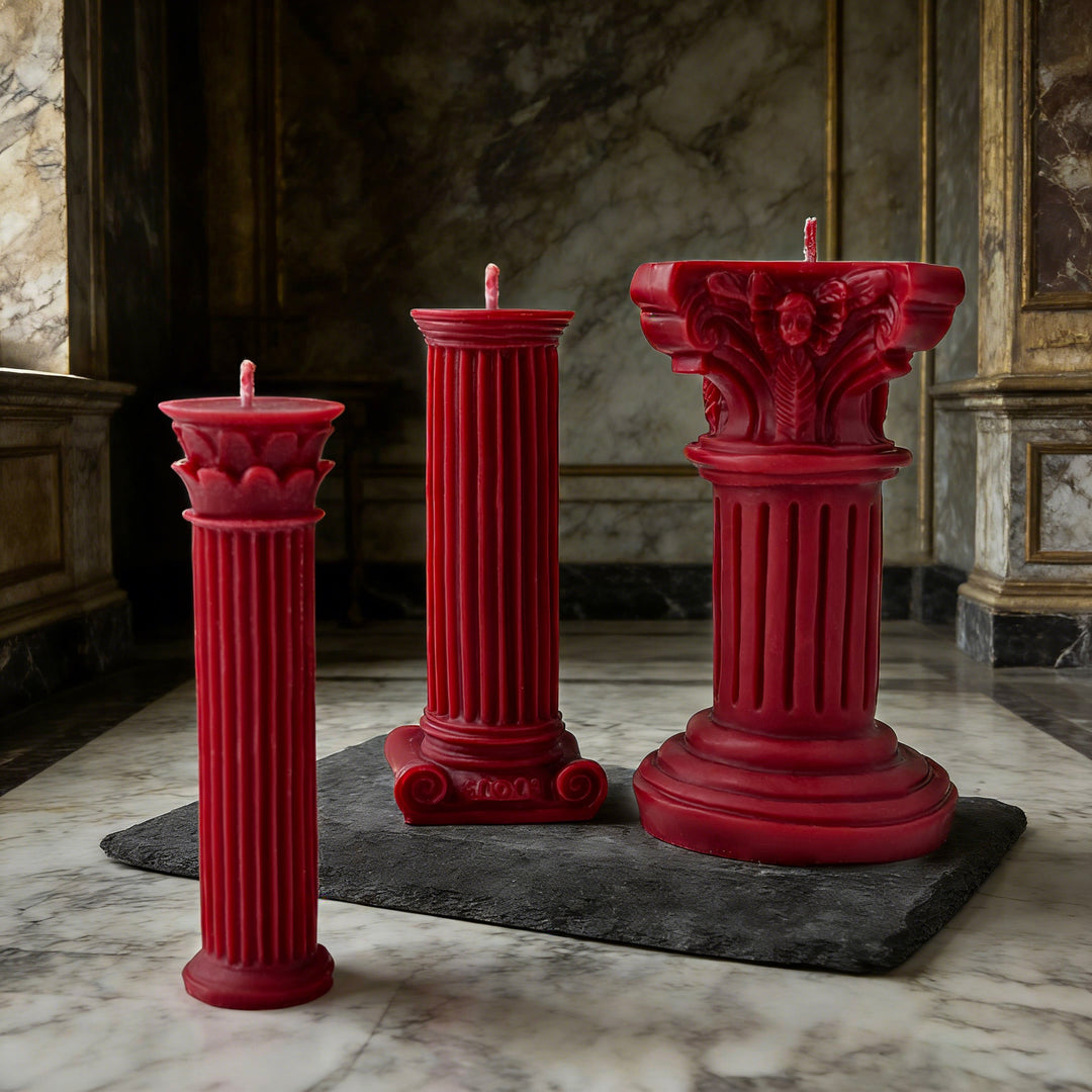 Sculptural Column Candle