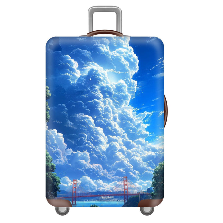 Unisex Hard Shell Suitcase with Dreamy Landscape Design Stornfield