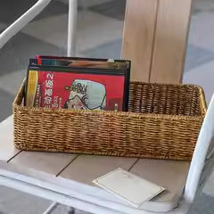 Stylish Rectangular Woven Organizer Stornfield