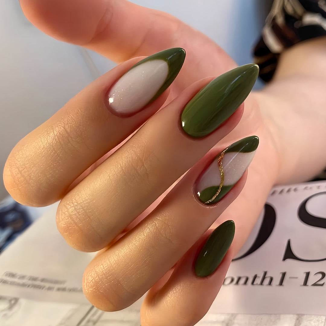 Elegant Stiletto Press-On Nail Art Stornfield