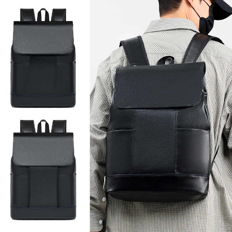 Structured Leather Backpack