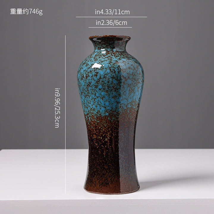 Artistic Glazed Ceramic Vase
