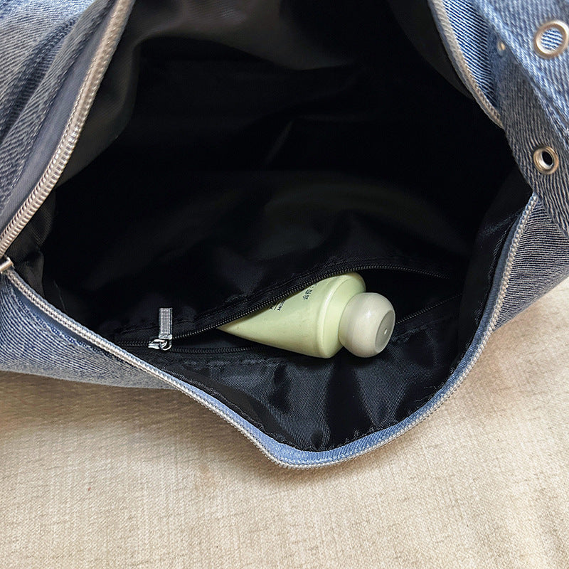 Fashionable Denim Shoulder Bag