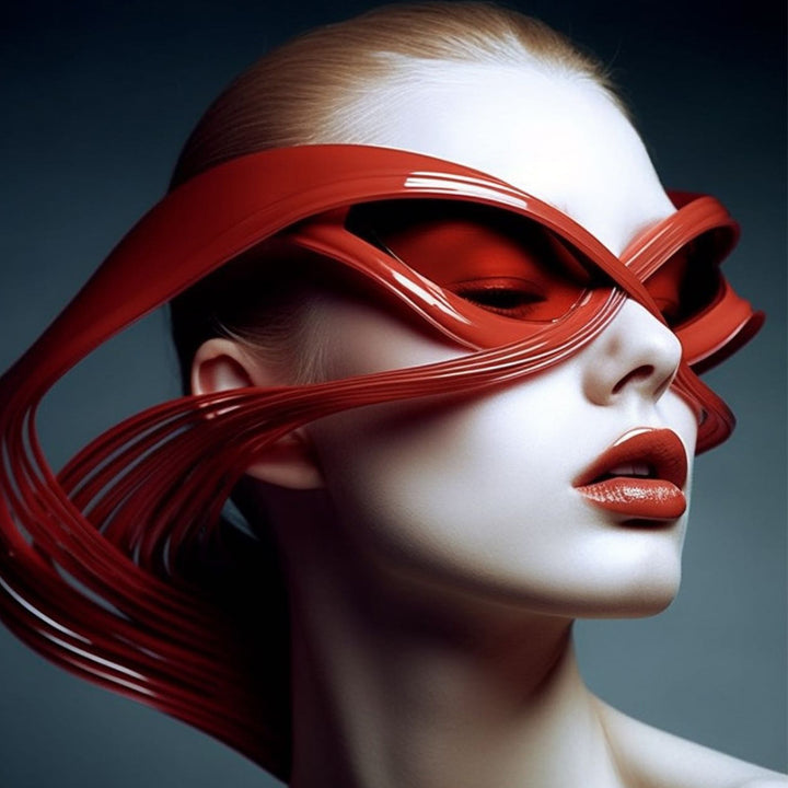 Women extraordinary sunglasses with curved design Stornfield