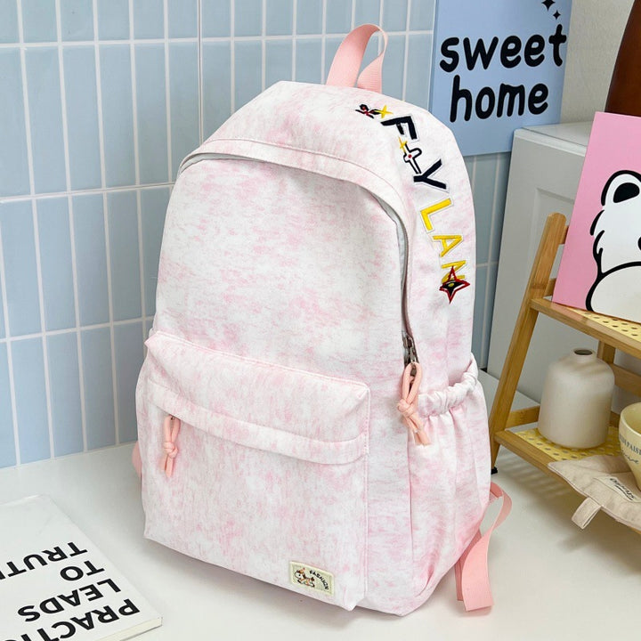 Casual Soft Fabric Backpack with Cute Charm Stornfield