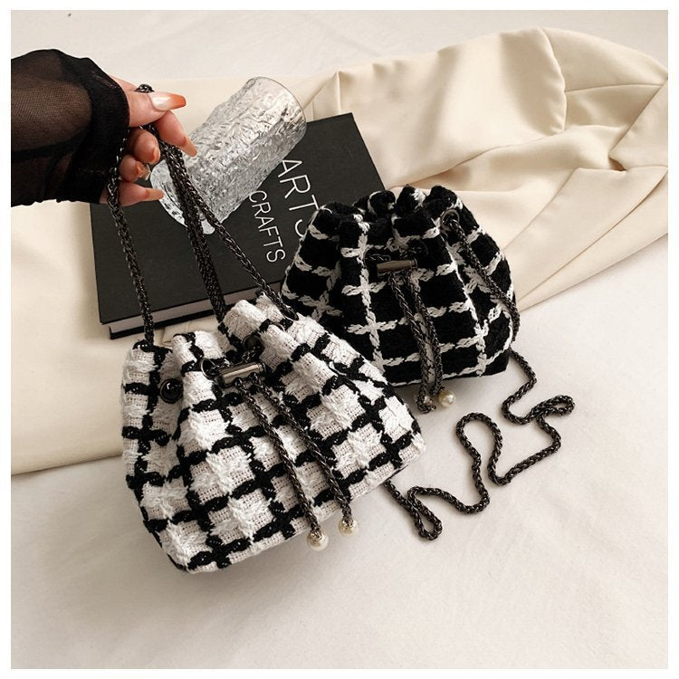 Woven Bucket Handbag