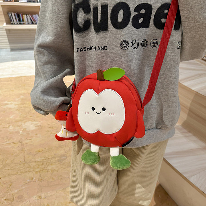 Cute Cartoon Fruit-Themed Backpack