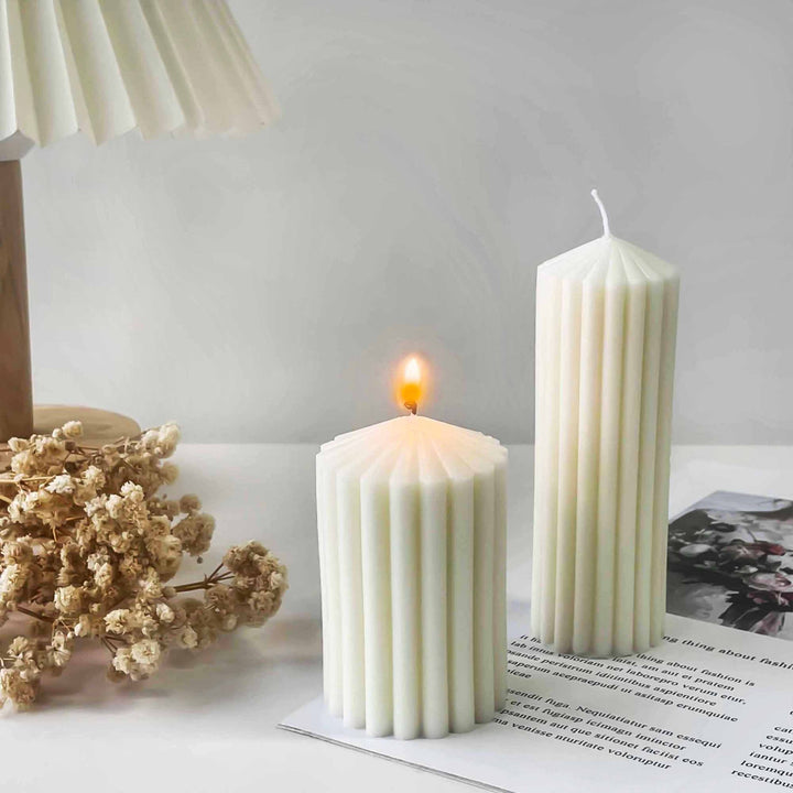 Sculpted Column Candle
