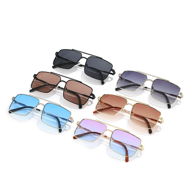 Elegant Oversized Square Frame Sunglasses Stornfield