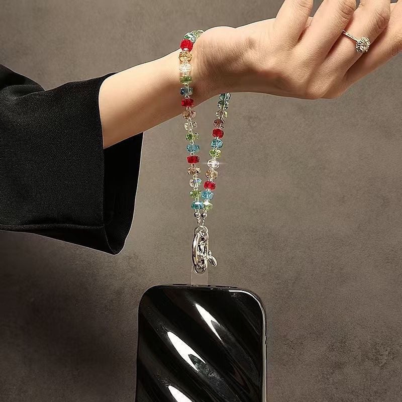 Colorful Beaded Charm Phone Strap Stornfield