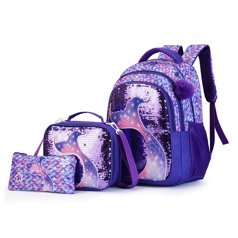 Unicorn-Themed Multi-Piece Backpack Set