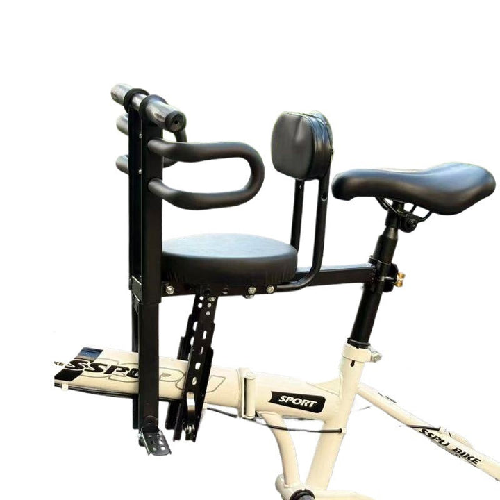 padded child bike safety seat with high back and five-point harness Stornfield