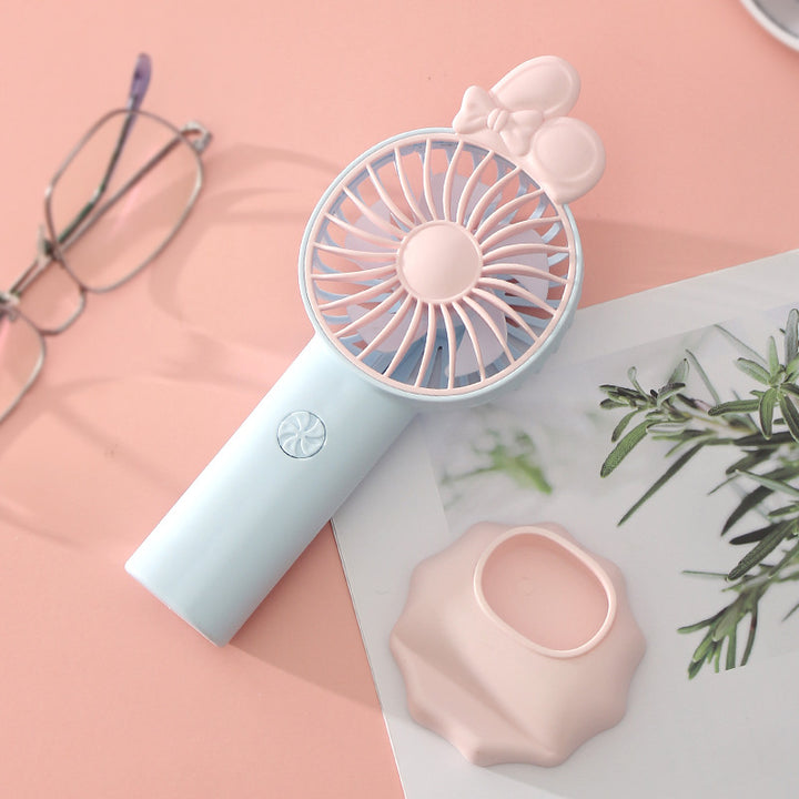 Ladies Portable Hand Fan with Playful Design Stornfield