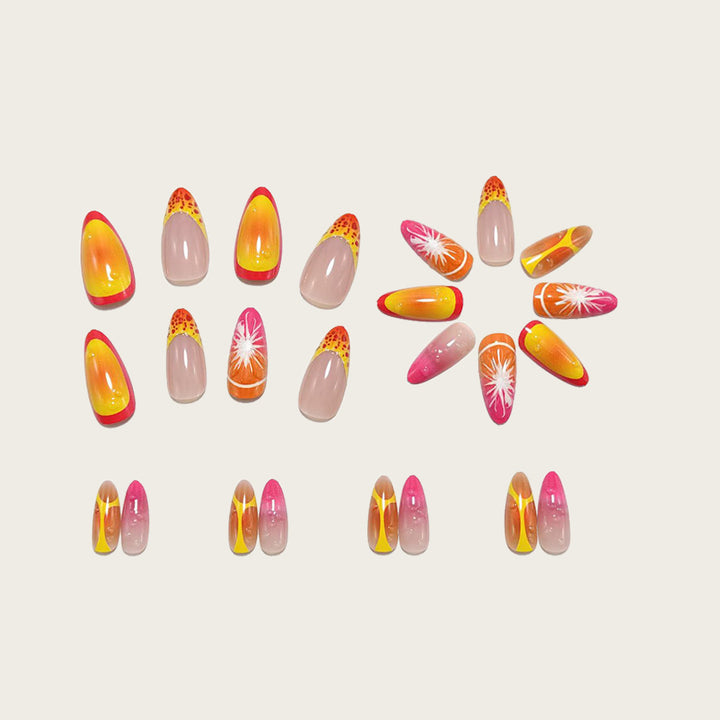 Artificial nails with fruity design Stornfield