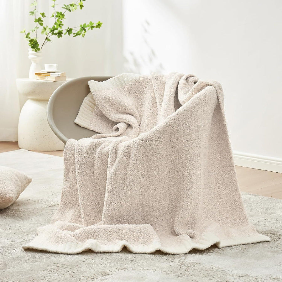 Soft Textured Throw Blanket
