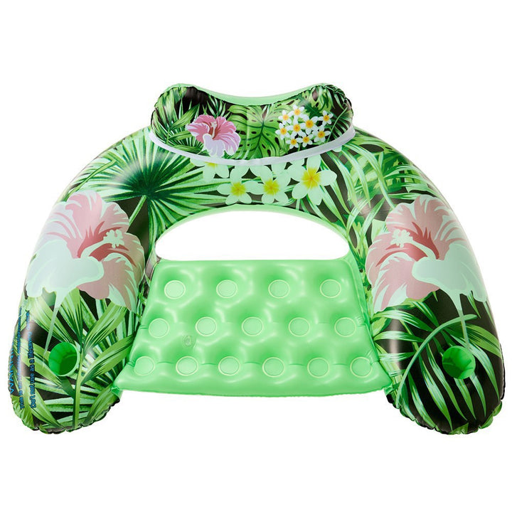 Unisex Inflatable Comfort Pool Lounger with Headrest Stornfield