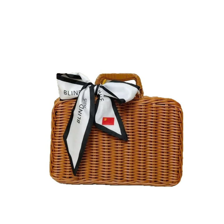 Ladies stylish and practical rattan cosmetic box Stornfield