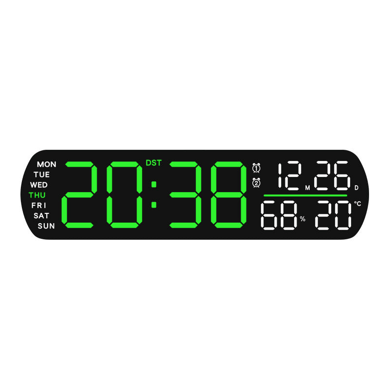 Digital multifunction alarm clock with large LED display Stornfield