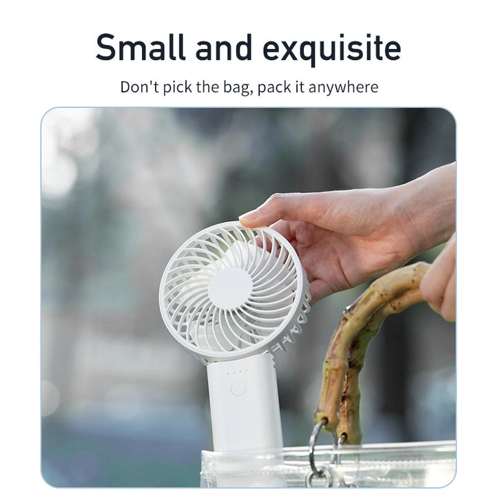 Women portable battery fan with multifunction display Stornfield