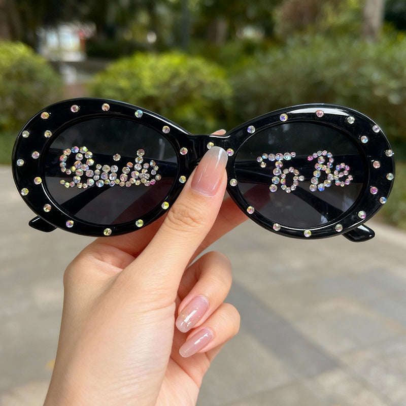 Rhinestone-Embellished Bridal Sunglasses Stornfield