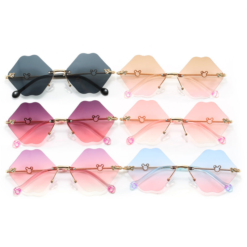 Ladies geometric oversized sunglasses with detailed, luxurious frame Stornfield