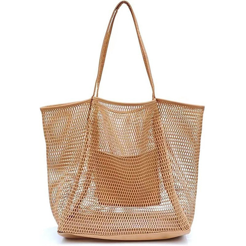Spacious mesh beach bag Stornfield