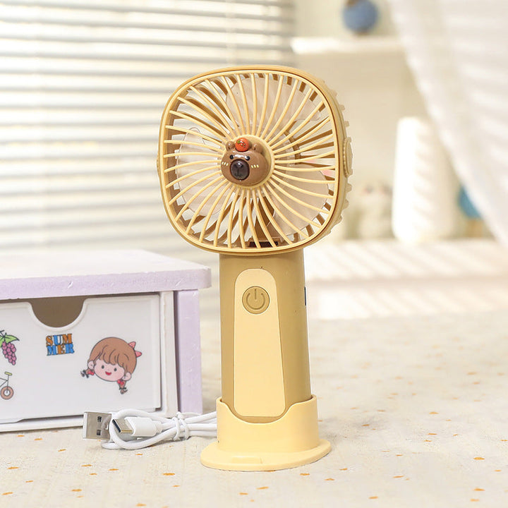 Women's Portable USB Hand Fan in Cute Animal Design Stornfield