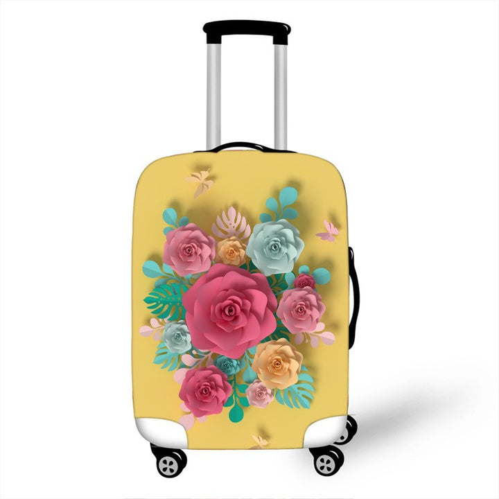 Women's hardshell travel suitcase with floral design Stornfield