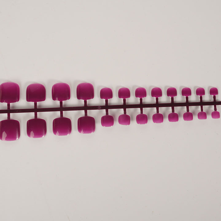 Glossy Ombre Press-On Toenails Stornfield