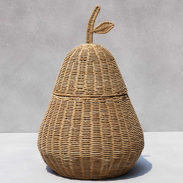 Playful decorative basket in pear shape Stornfield