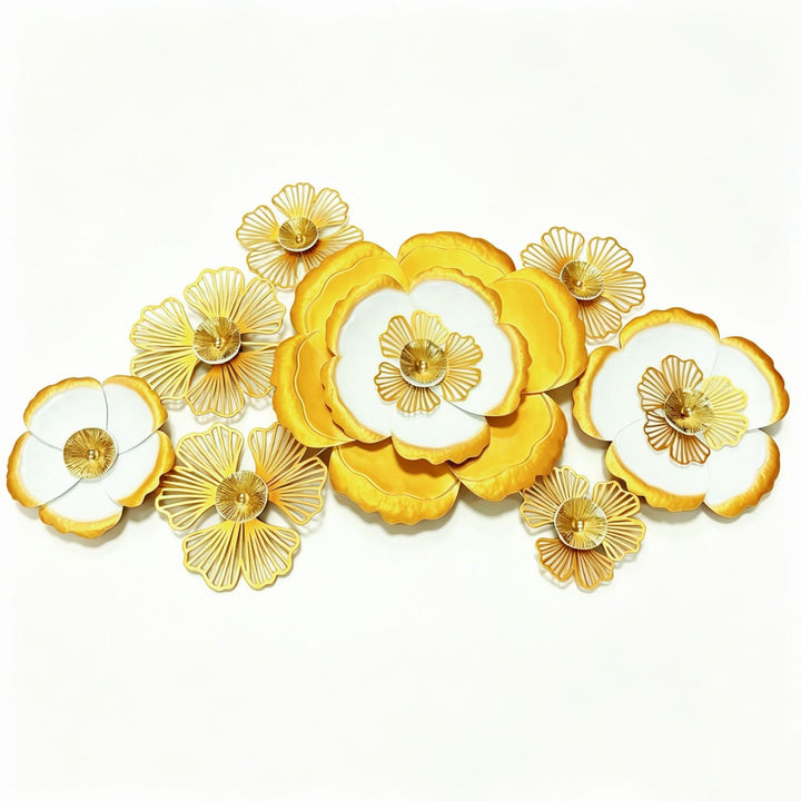Decorative Metal Floral Wall Art Sculpture Stornfield