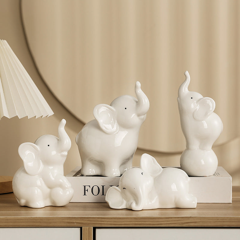Playful and elegant elephant decorative figure Stornfield
