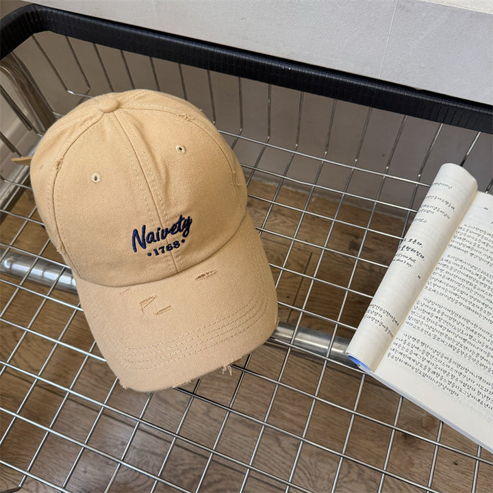 Men's Distressed Cotton Baseball Hat Stornfield