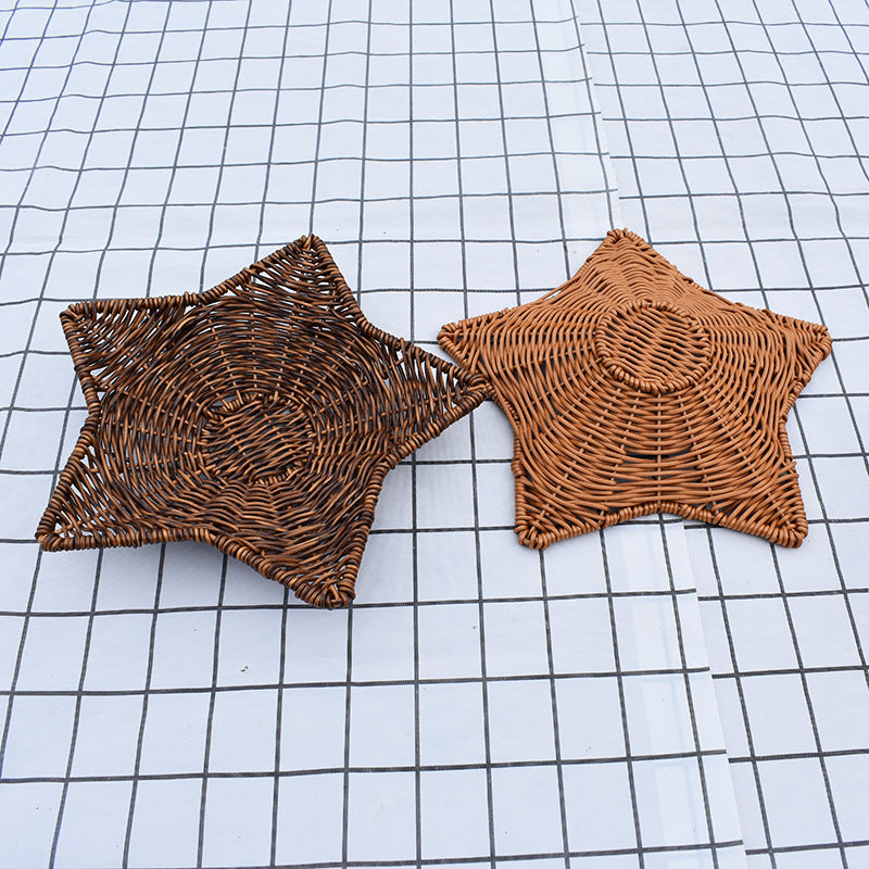 Handmade Star-Shaped Woven Basket Stornfield
